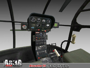 Alouette III Cockpit