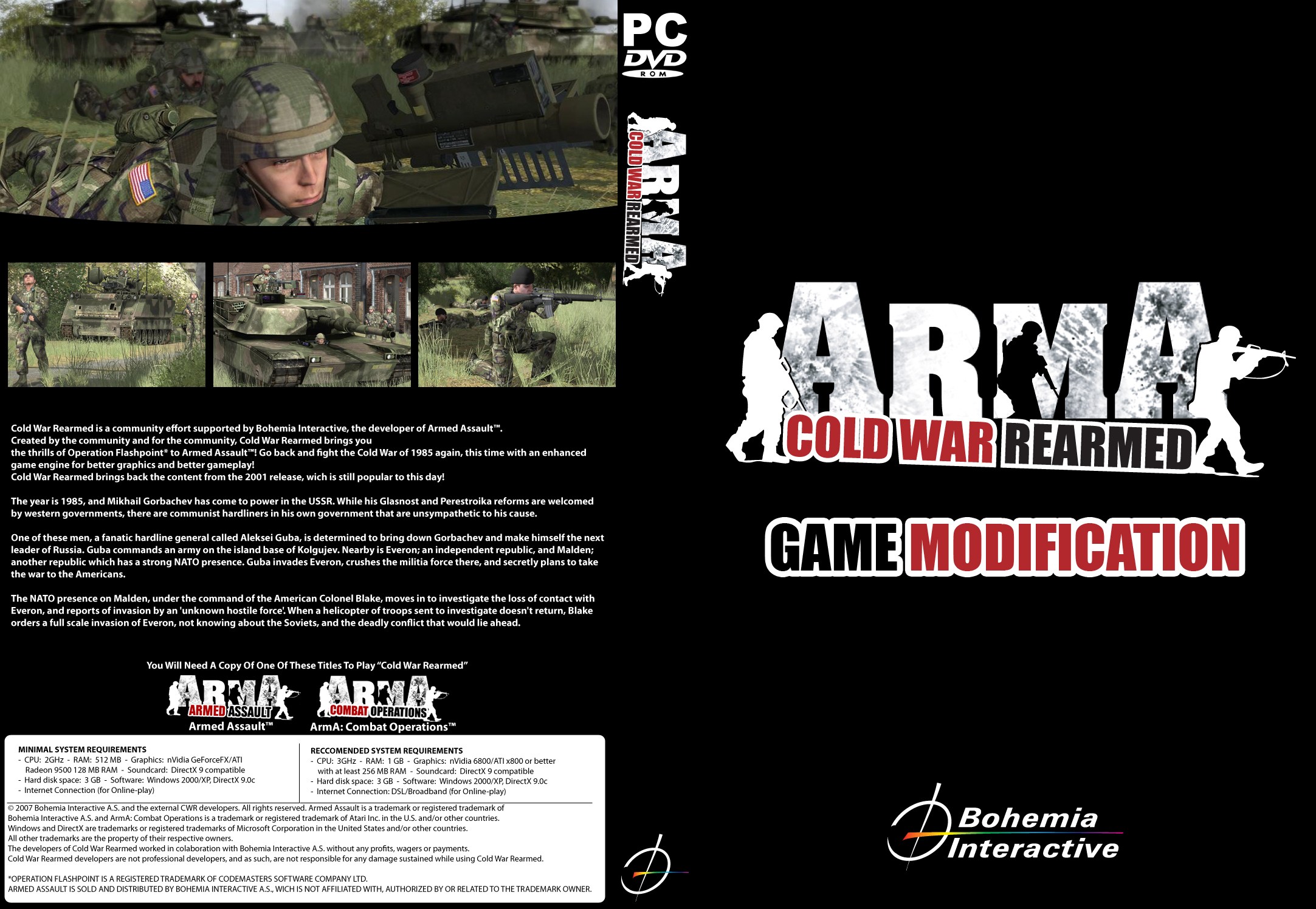 ARMA 3: Apex ARMA: Armed Assault Operation Flashpoint: Cold War